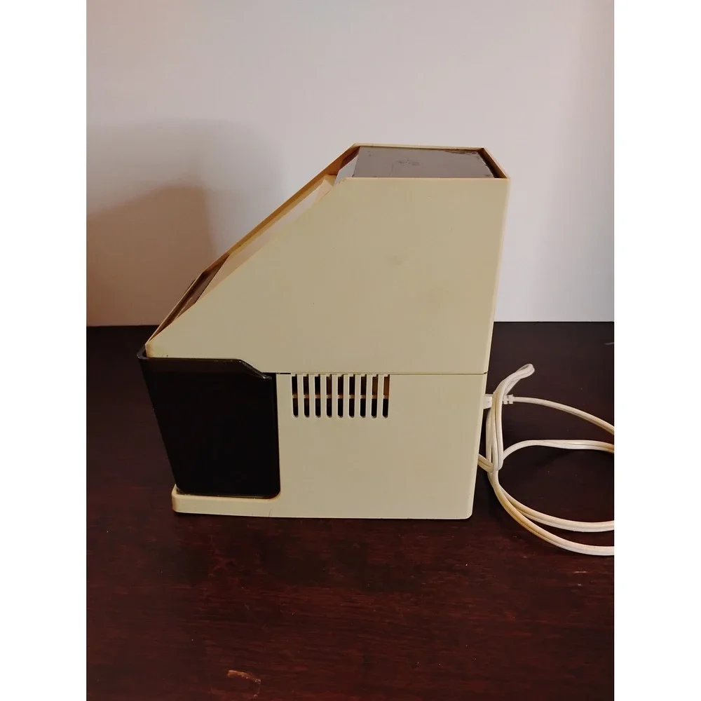 Vintage Rival Ice Crusher Model 840/1 Electric Countertop Cream Brown Retro Bar